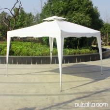 Cloud Mountain 10' x 10' Garden Pop Up Canopy Gazebo Patio Outdoor Double Roof Easy Set Up Canopy Tent with Carry Bag 5 Colors to Choose